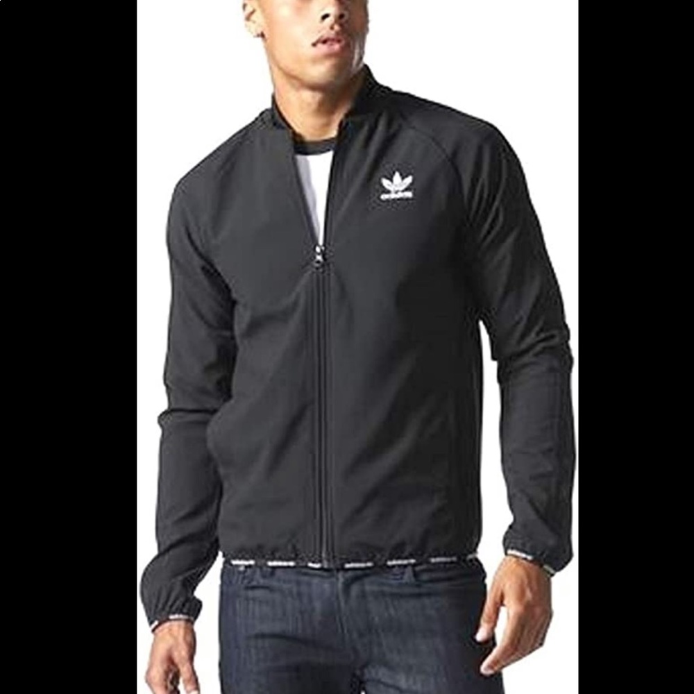 adidas Originals Superstar Track Jacket In Black